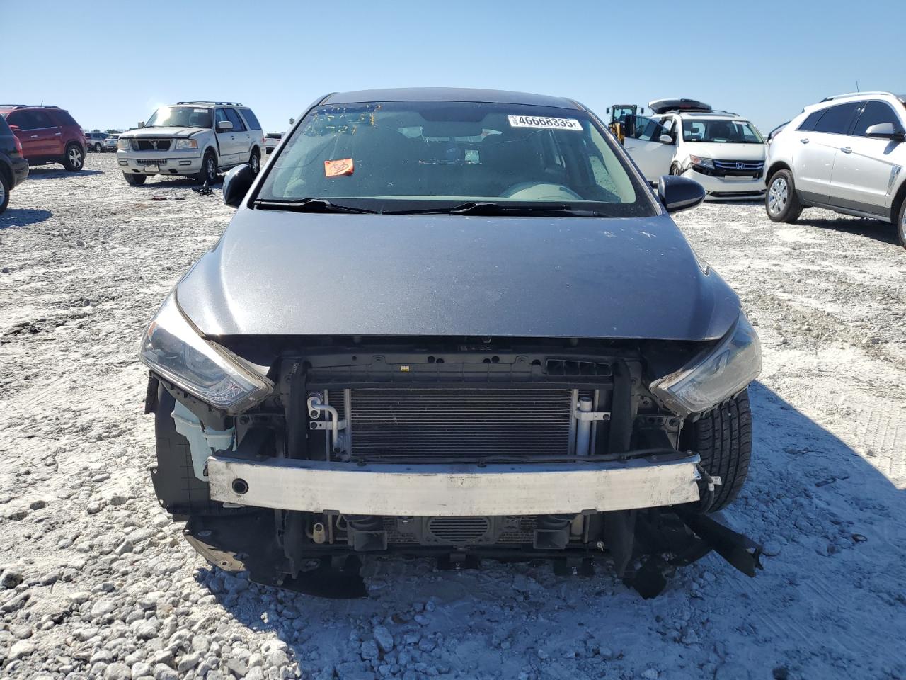 2019 Hyundai IONIQ VIN KMHC65LC5KU125310 Copart auction photo, front end / side damage thumbnail 5