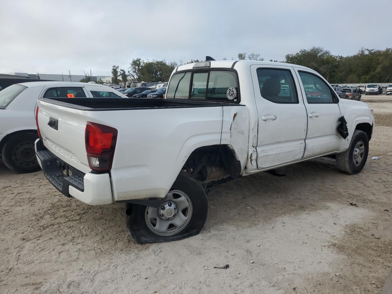 2018 Toyota Tacoma VIN 5TFAX5GN7JX120904 Copart auction photo, all over damage thumbnail 3