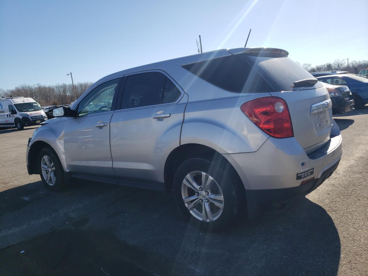 2015 Chevrolet Equinox VIN 2GNALAEK3F1107821 Copart auction photo, front end damage thumbnail 2