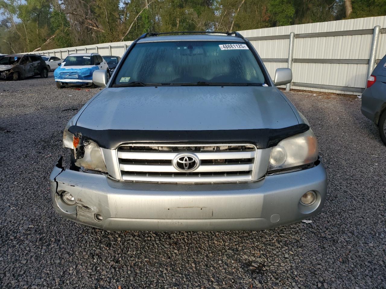 2007 Toyota Highlander VIN JTEEP21A070224489 Copart auction photo, front end / rear end damage thumbnail 5