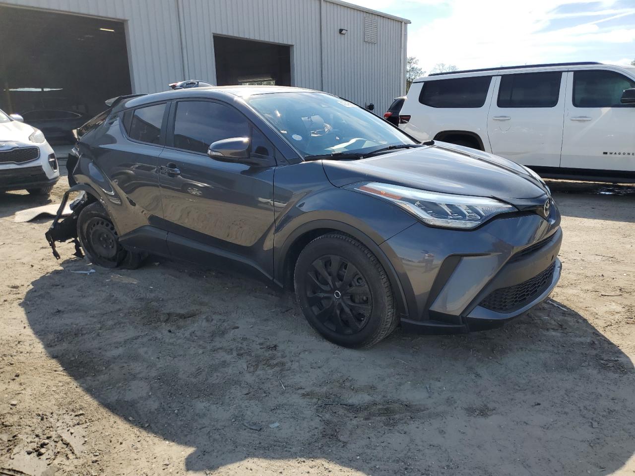 2021 Toyota C-HR VIN NMTKHMBX5MR120056 Copart auction photo, rear end / minor dent/scratches damage thumbnail 4