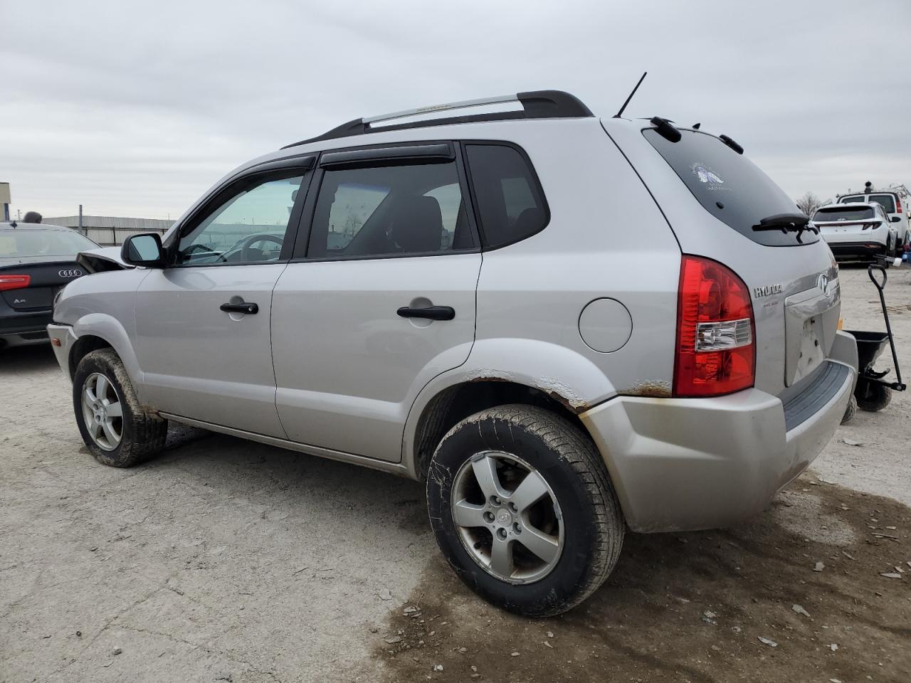 2005 Hyundai Tucson VIN KM8JM12B85U101120 Copart auction photo, front end / mechanical damage thumbnail 2