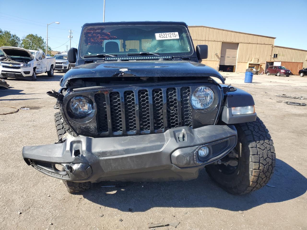 2021 Jeep Gladiator VIN 1C6JJTAG5ML606050 Copart auction photo, front end damage thumbnail 5