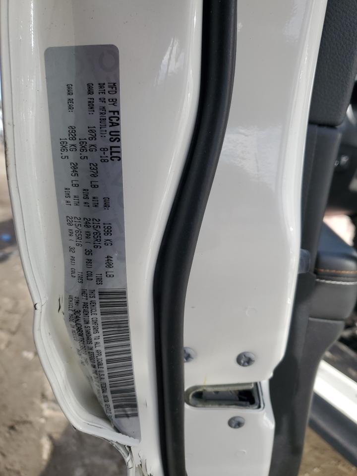 2019 Jeep Compass VIN 3C4NJCAB3KT613823 Copart auction photo, side / minor dent/scratches damage thumbnail 12