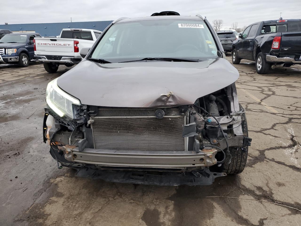 2016 Honda CR-V VIN 2HKRM4H51GH659379 Copart auction photo, front end damage thumbnail 5