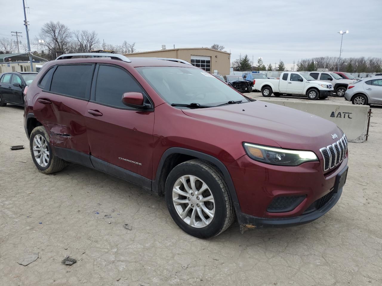 2020 Jeep Grand Cherokee VIN 1C4PJLCB6LD555946 Copart auction photo, side damage thumbnail 4