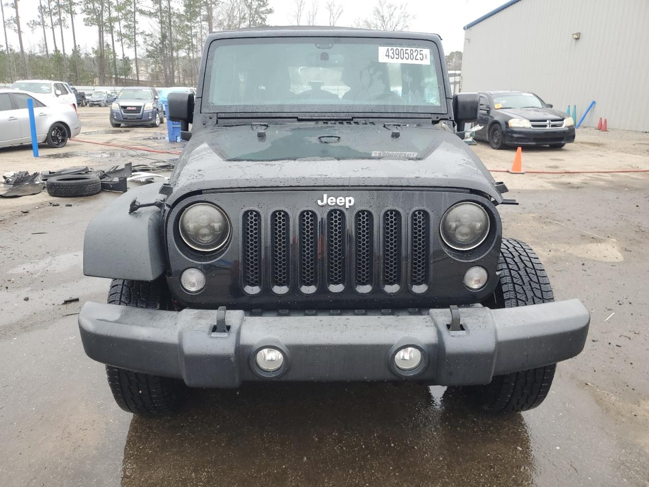 2016 Jeep Wrangler VIN 1C4BJWDG7GL184510 Copart auction photo, side / front end damage thumbnail 5