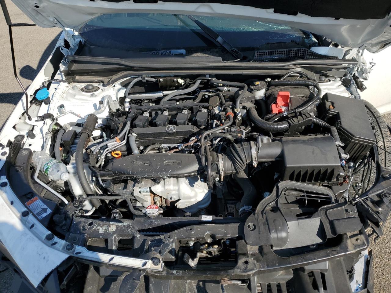 2024 Acura Integra VIN 19UDE4H66RA020636 Copart auction photo, front end / side damage thumbnail 11
