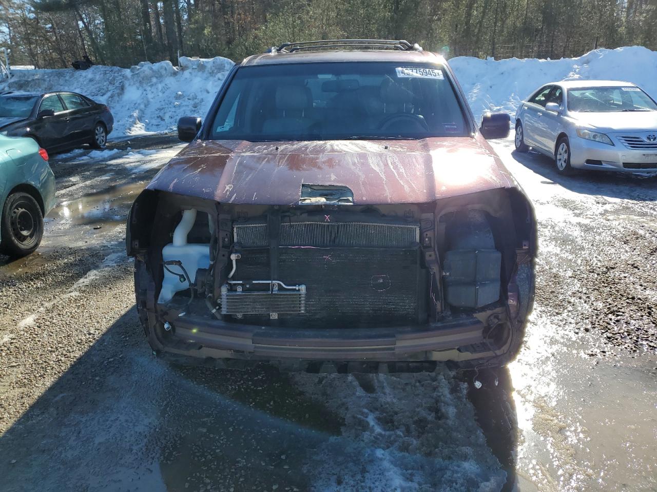 2012 Honda Pilot VIN 5FNYF4H50CB071164 Copart auction photo, front end / minor dent/scratches damage thumbnail 5