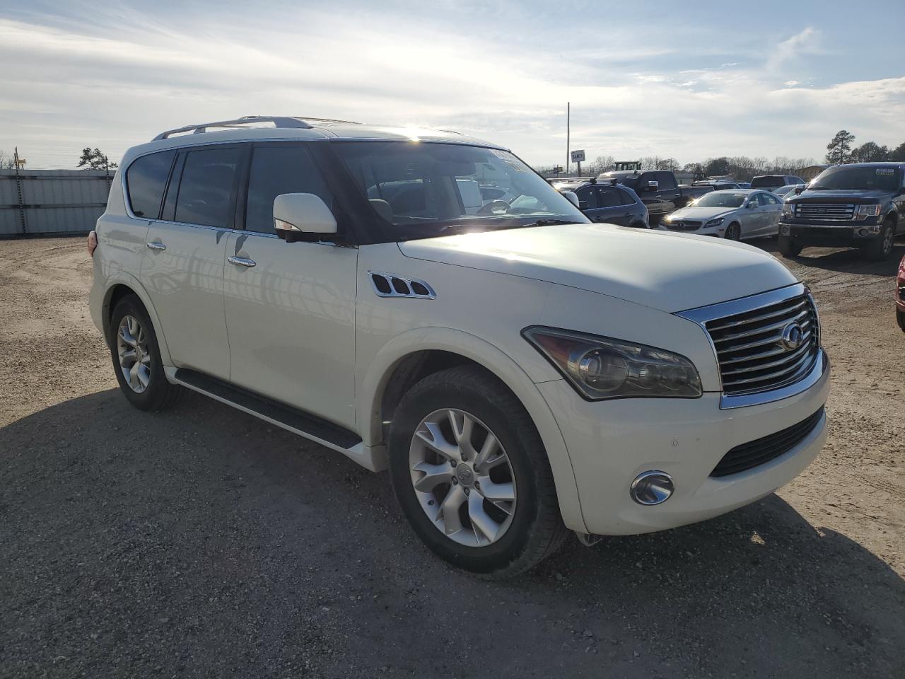 2012 Infiniti QX56 VIN JN8AZ2NF5C9516166 Copart auction photo, mechanical damage thumbnail 4