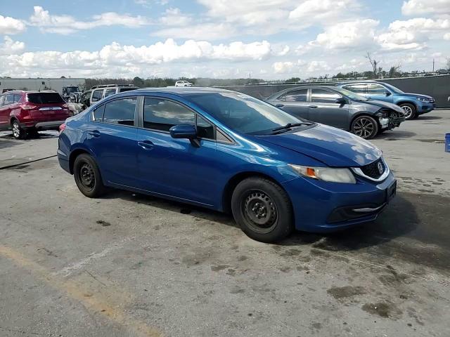 2014 Honda Civic VIN 2HGFB2F53EH514089 Copart auction photo, side / front end damage thumbnail 13