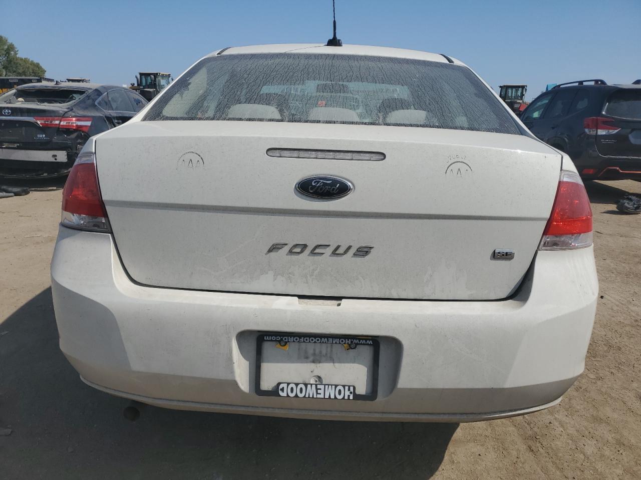 2011 Ford Focus VIN 1FAHP3FN7BW104218 Copart auction photo, front end damage thumbnail 6