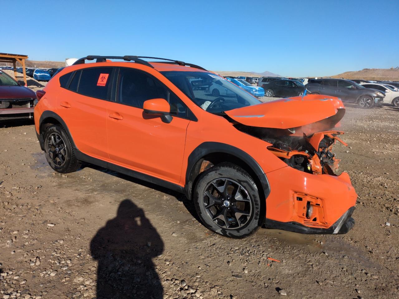 2018 Subaru XV VIN JF2GTABC5J9252277 Copart auction photo, front end damage thumbnail 4