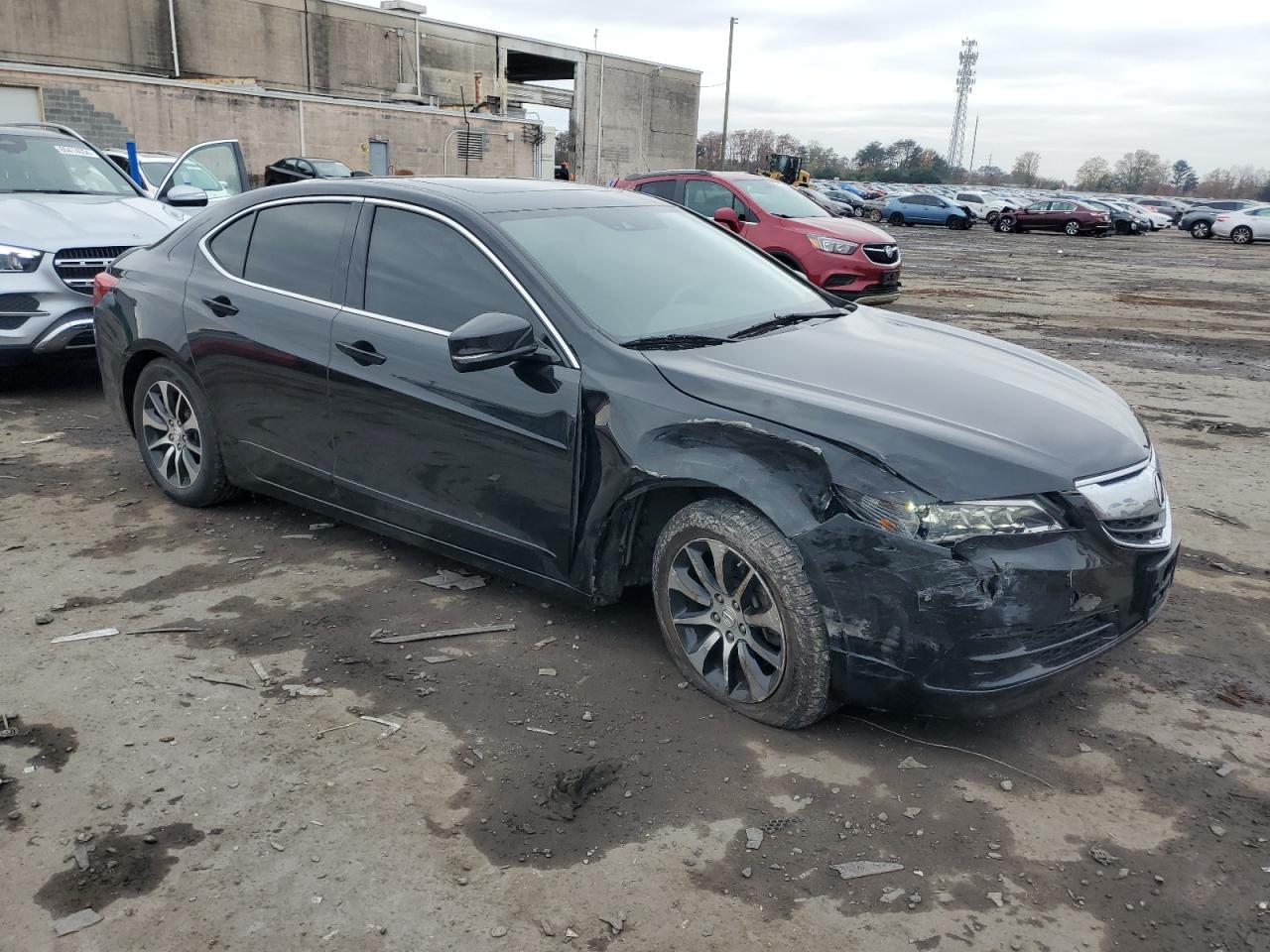 2016 Acura TLX VIN 19UUB1F5XGA001022 Copart auction photo, front end / minor dent/scratches damage thumbnail 4