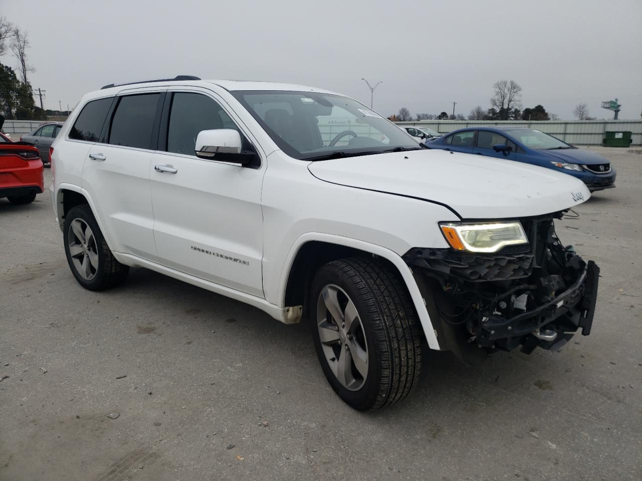 2016 Jeep Grand Cherokee VIN 1C4RJFCT6GC338945 Copart auction photo, front end / frame damage damage thumbnail 4