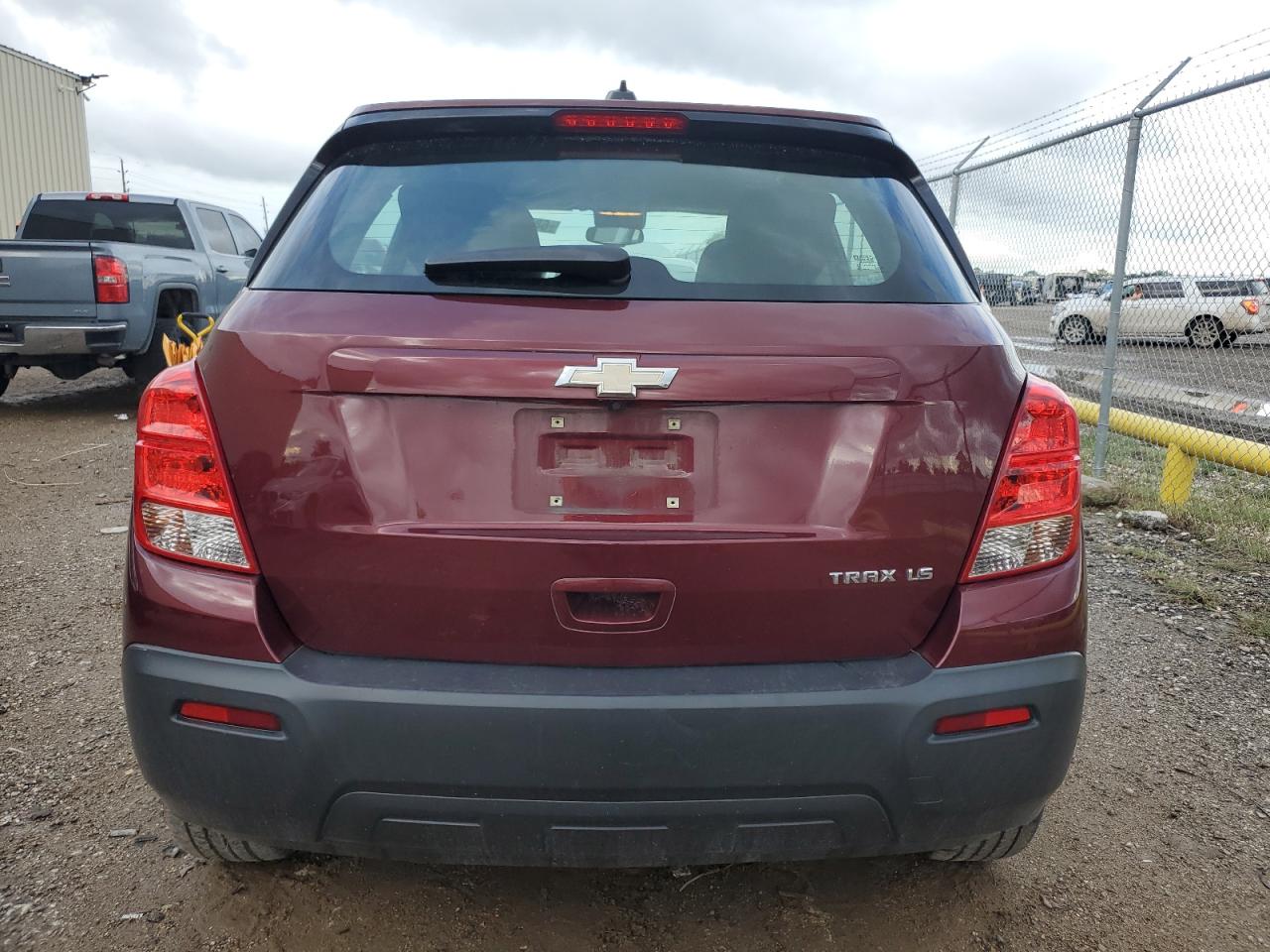 2016 Chevrolet Trax VIN 3GNCJKSB7GL261022 Copart auction photo, water/flood damage thumbnail 6