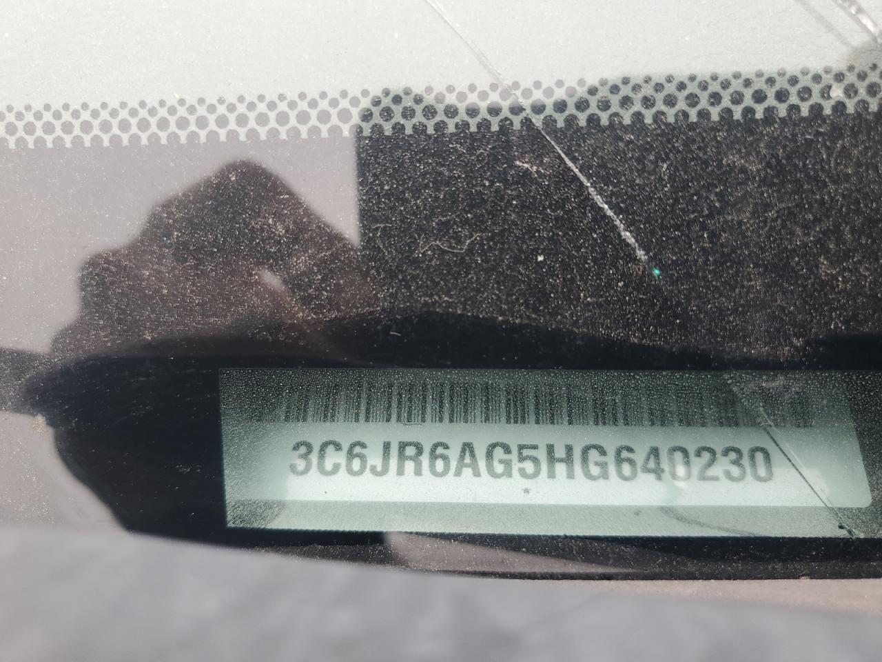 2017 RAM 1500 VIN 3C6JR6AG5HG640230 Copart auction photo, all over / undercarriage damage thumbnail 12
