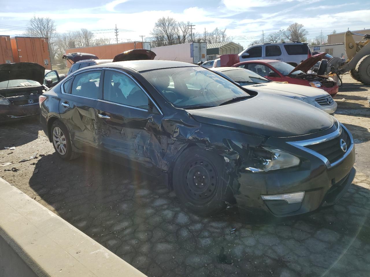 2015 Nissan Altima VIN 1N4AL3AP7FN369206 Copart auction photo, side / all over damage thumbnail 4