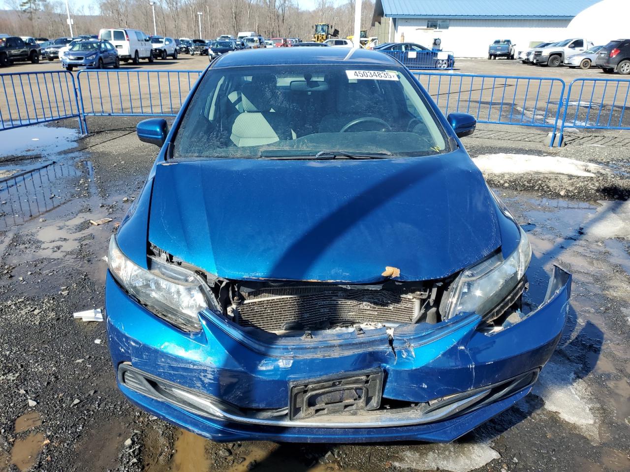 2015 Honda Civic VIN 2HGFB2F54FH504317 Copart auction photo, front end / minor dent/scratches damage thumbnail 5