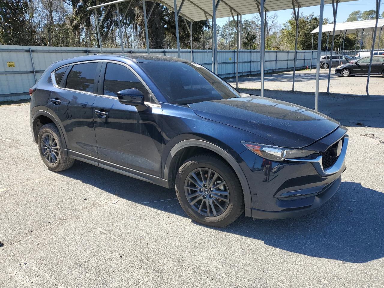 2021 Mazda CX-5 VIN JM3KFACM1M0442455 Copart auction photo, front end damage thumbnail 4