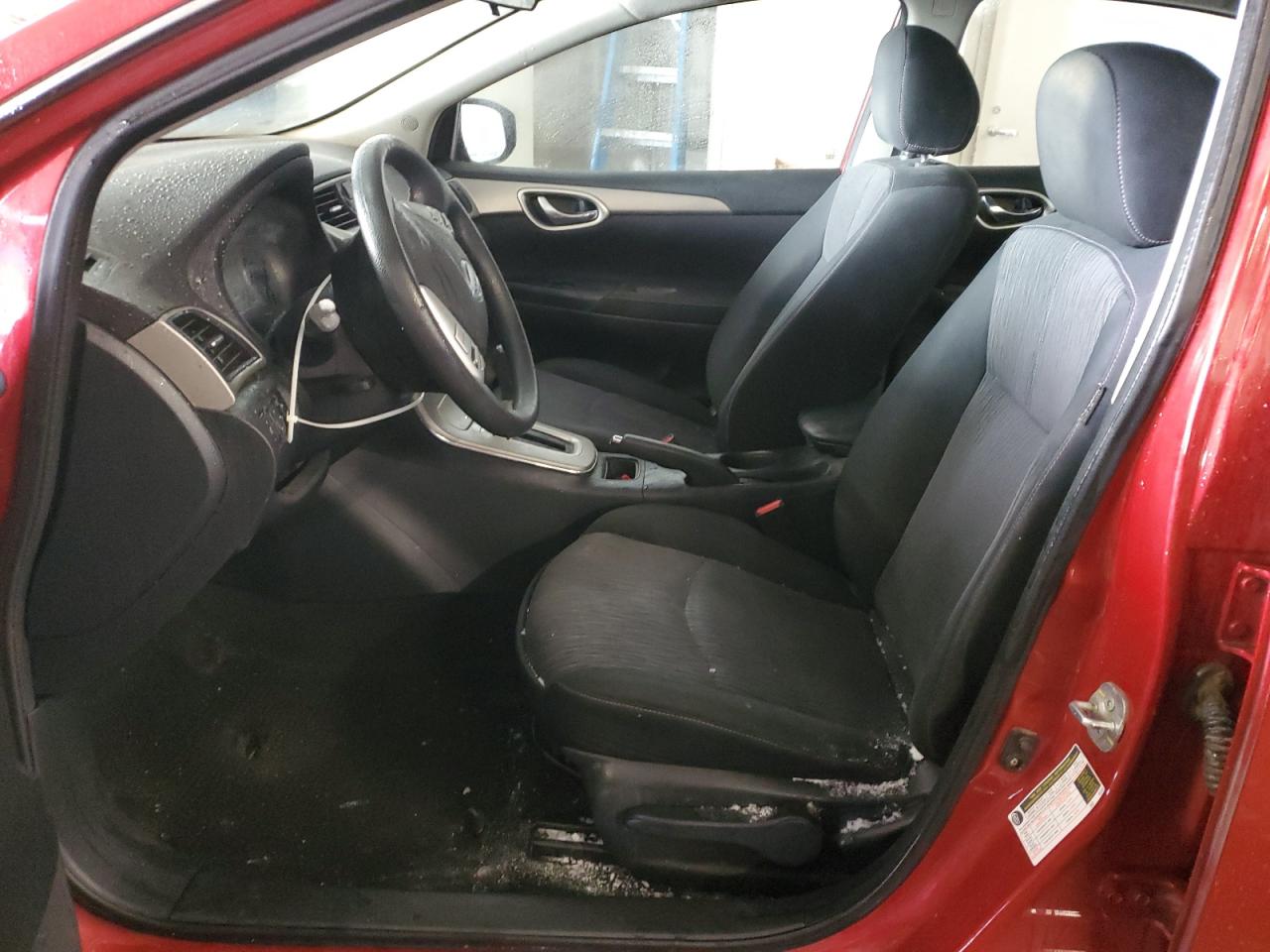 2014 Nissan Sentra VIN 3N1AB7AP7EY248216 Copart auction photo, burn damage thumbnail 7