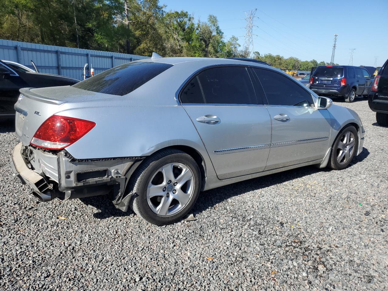 2005 Acura RL VIN JH4KB16535C003863 Copart auction photo, rear end damage thumbnail 3