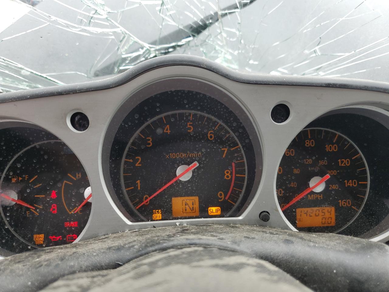 2008 Nissan 350Z VIN JN1BZ34D68M702585 Copart auction photo, side / front end damage thumbnail 9