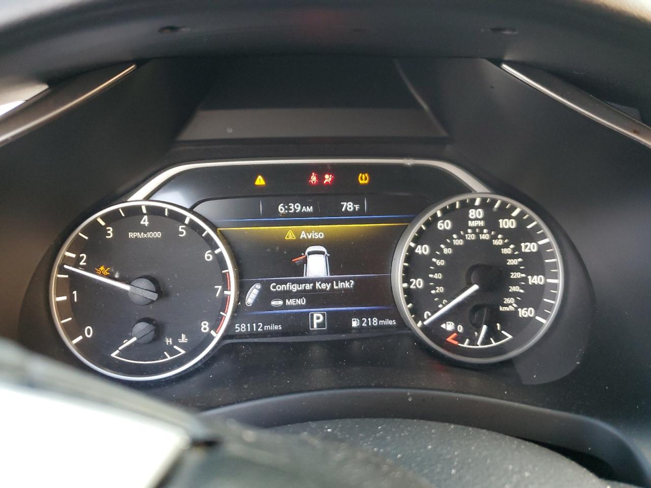 2018 Nissan Murano VIN 5N1AZ2MG9JN165381 Copart auction photo, front end / side damage thumbnail 9