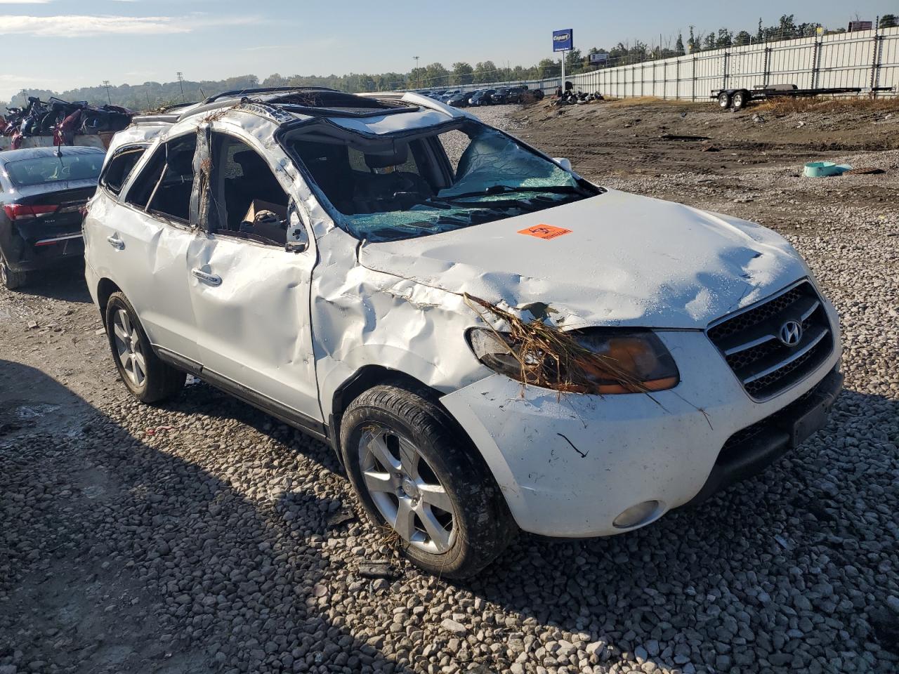 2008 Hyundai Santa Fe VIN 5NMSH73E28H197038 Copart auction photo, rollover damage thumbnail 4