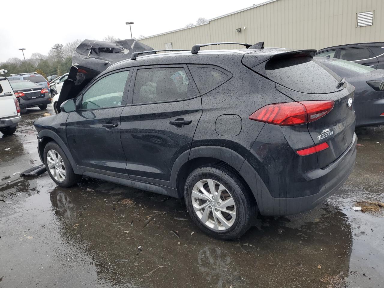 2021 Hyundai Tucson VIN KM8J3CA49MU329434 Copart auction photo, front end / side damage thumbnail 2