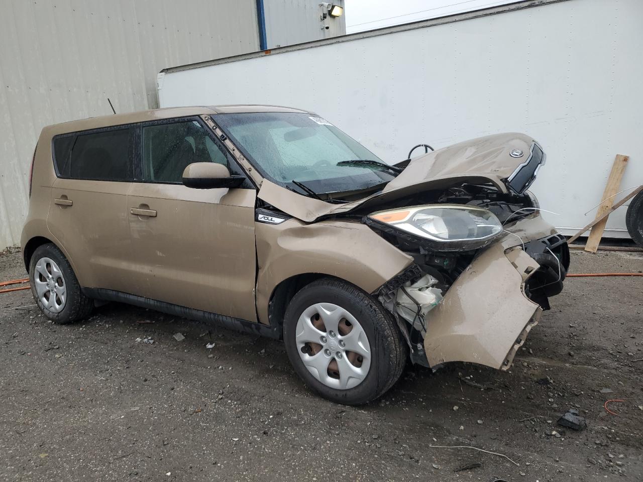 2015 KIA Soul VIN KNDJN2A21F7230437 Copart auction photo, front end damage thumbnail 4