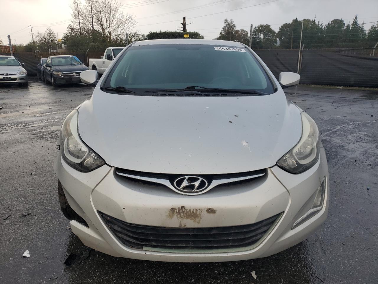2015 Hyundai Elantra VIN 5NPDH4AE0FH602341 Copart auction photo, water/flood / front end damage thumbnail 5