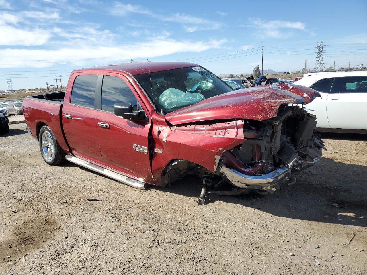 2015 RAM 1500 VIN 1C6RR7LT2FS719203 Copart auction photo, undercarriage / all over damage thumbnail 4