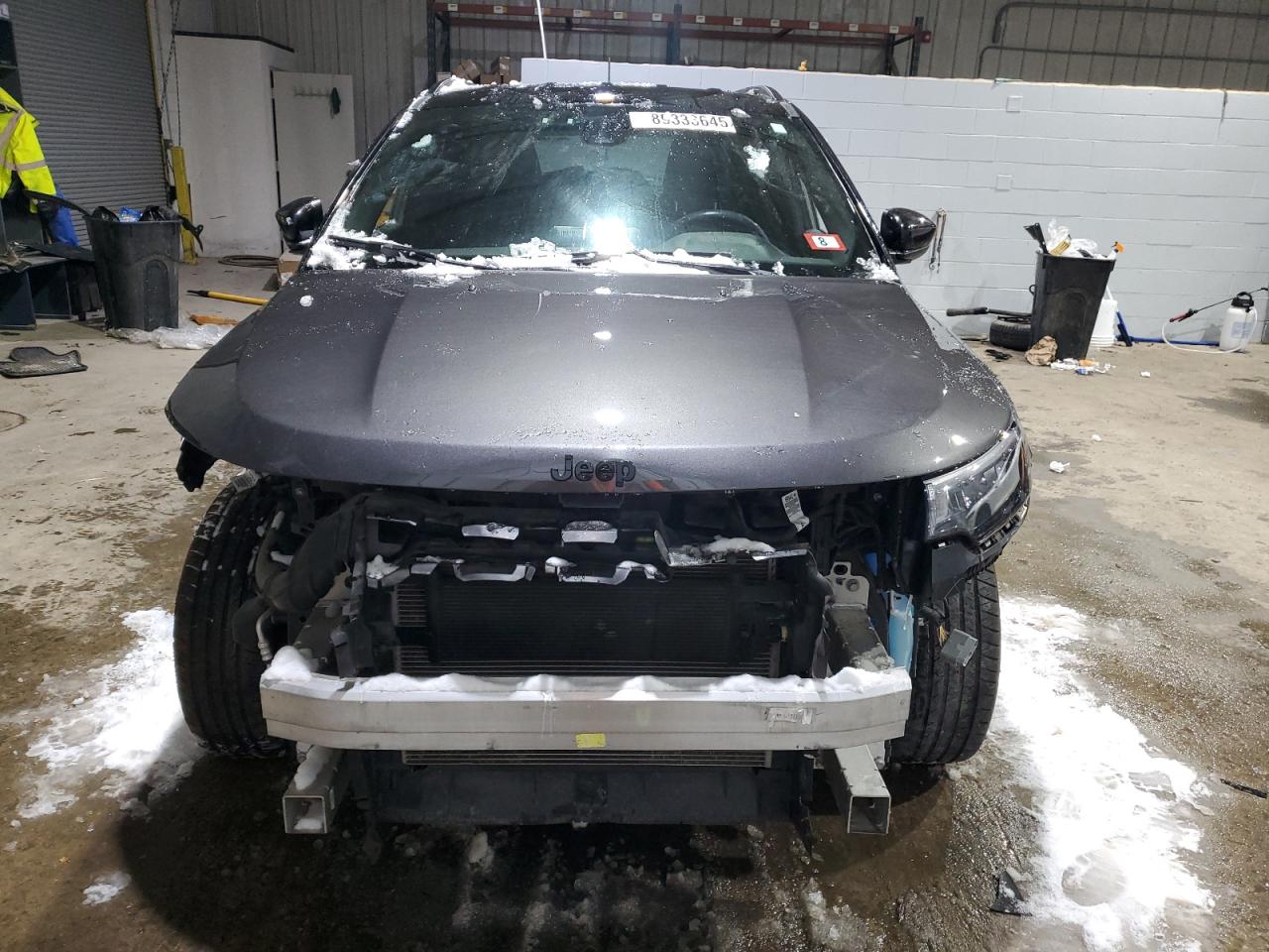 2022 Jeep Compass VIN 3C4NJDBBXNT171454 Copart auction photo, front end damage thumbnail 5