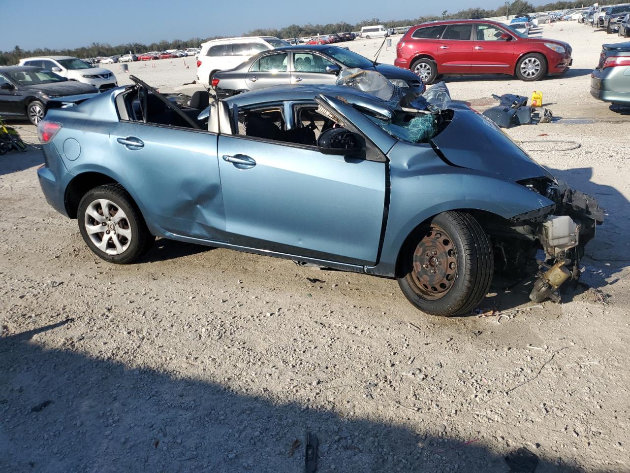 2011 Mazda 3 VIN JM1BL1UFXB1900079 Copart auction photo, all over damage thumbnail 4