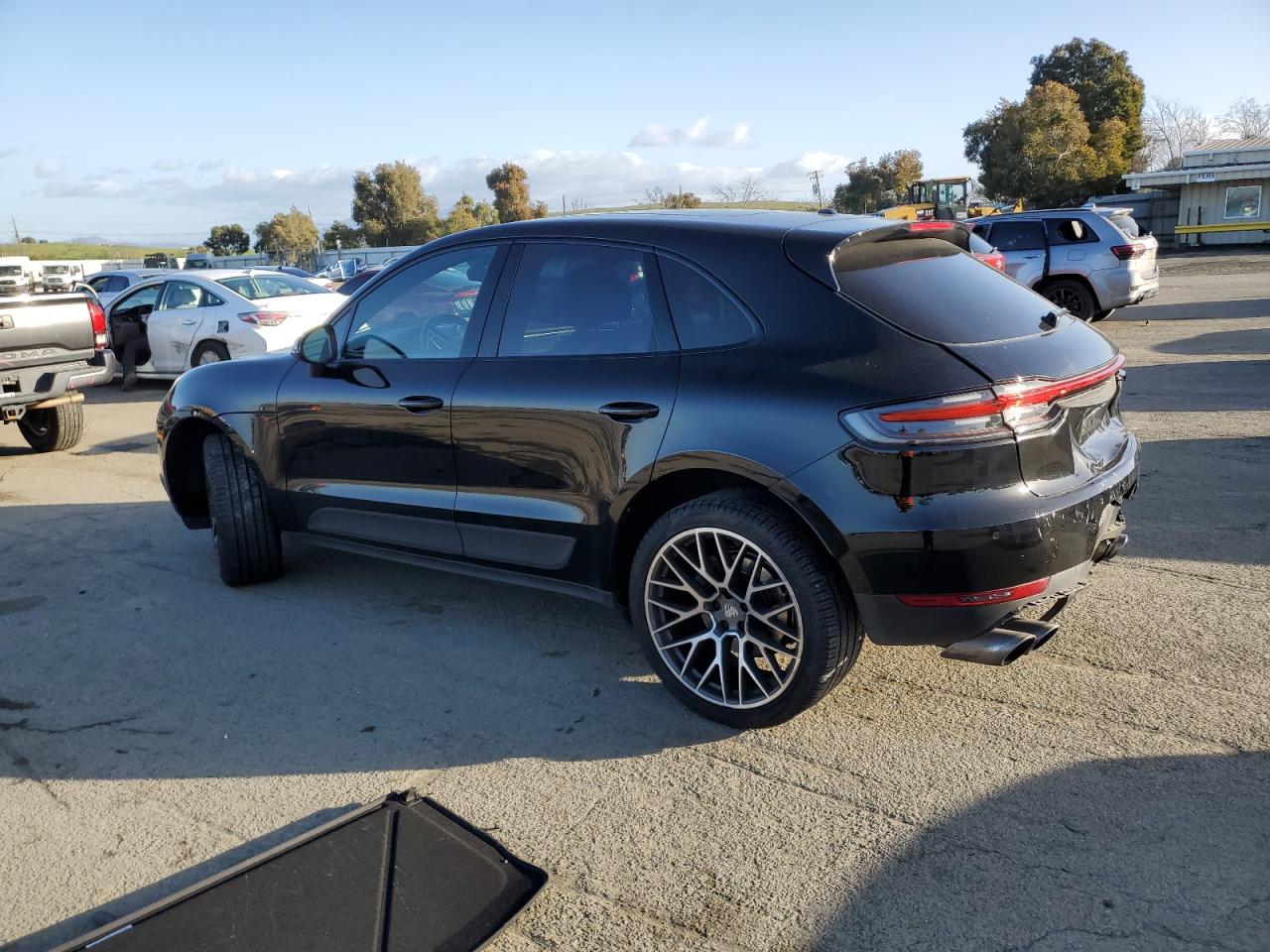 2021 Porsche Macan VIN WP1AB2A50MLB30156 Copart auction photo, rear end / mechanical damage thumbnail 2