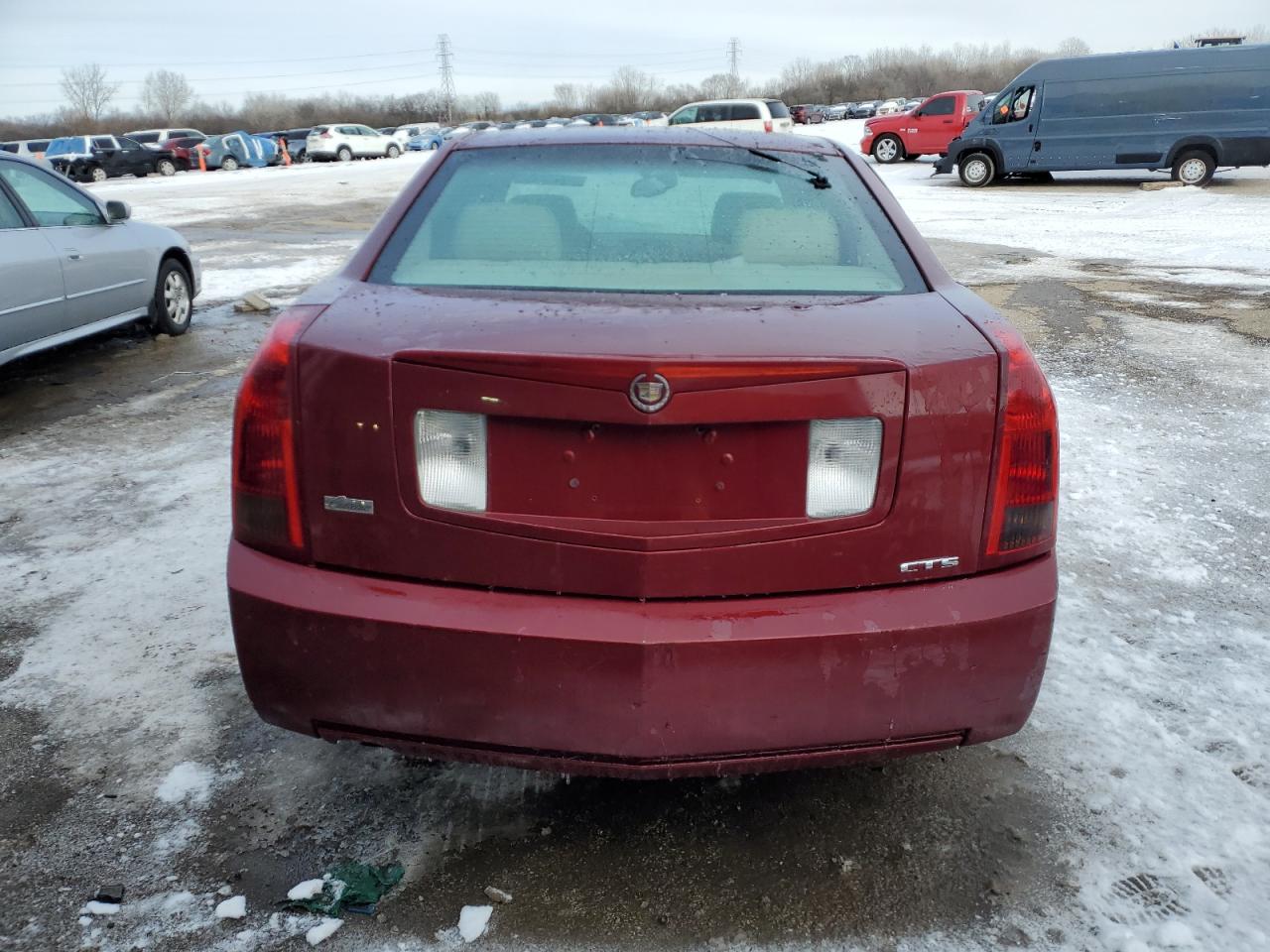 2003 Cadillac CTS VIN 1G6DM57N730106263 Copart auction photo, side damage thumbnail 6