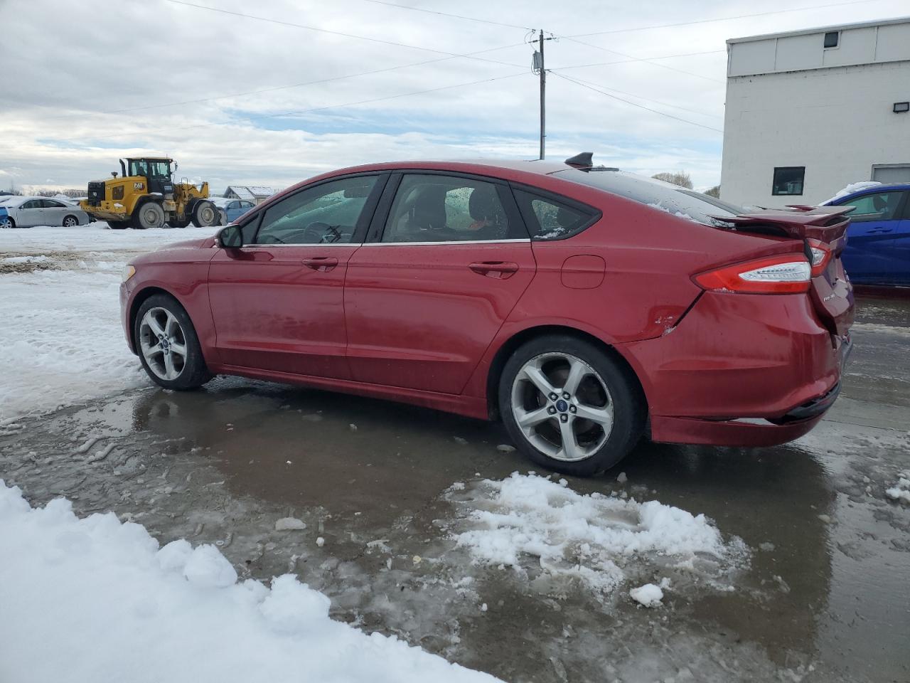 2013 Ford Fusion VIN 3FA6P0HR1DR343792 Copart auction photo, rear end / side damage thumbnail 2
