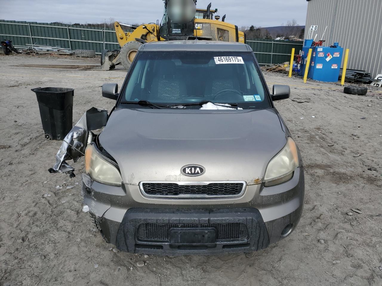 2011 KIA Soul VIN KNDJT2A24B7209520 Copart auction photo, front end / side damage thumbnail 5