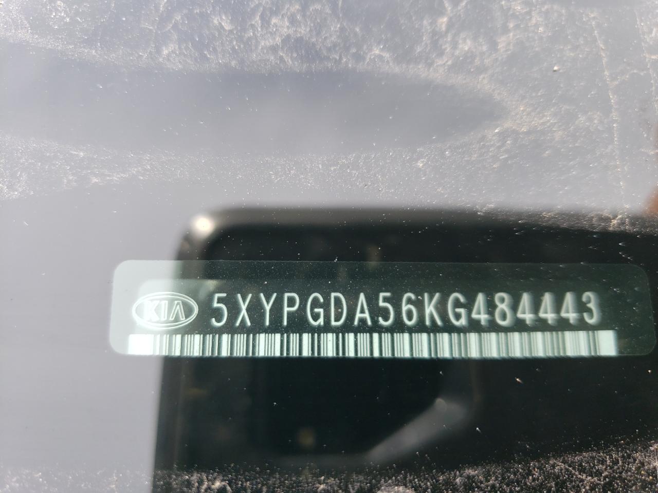 2019 KIA Sorento VIN 5XYPGDA56KG484443 Copart auction photo, undercarriage / hail damage thumbnail 13