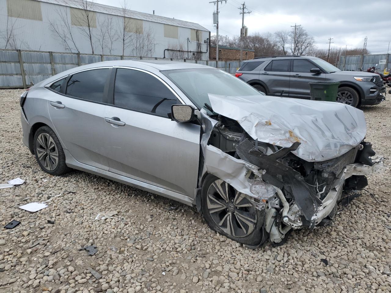 2016 Honda Civic VIN 19XFC1F33GE025940 Copart auction photo, front end / rear end damage thumbnail 4