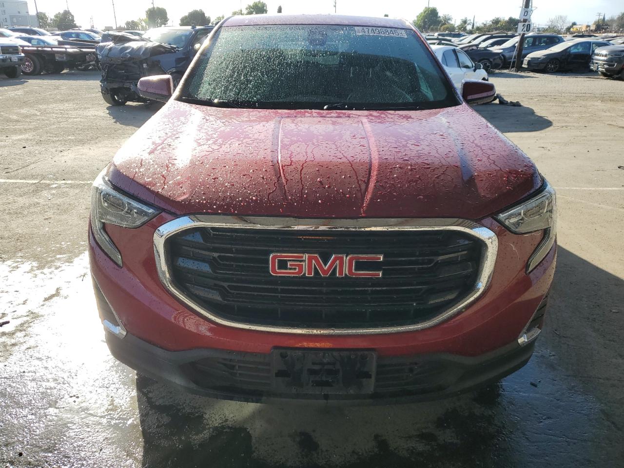 2020 GMC Terrain VIN 3GKALMEV0LL238207 Copart auction photo, rear end damage thumbnail 5