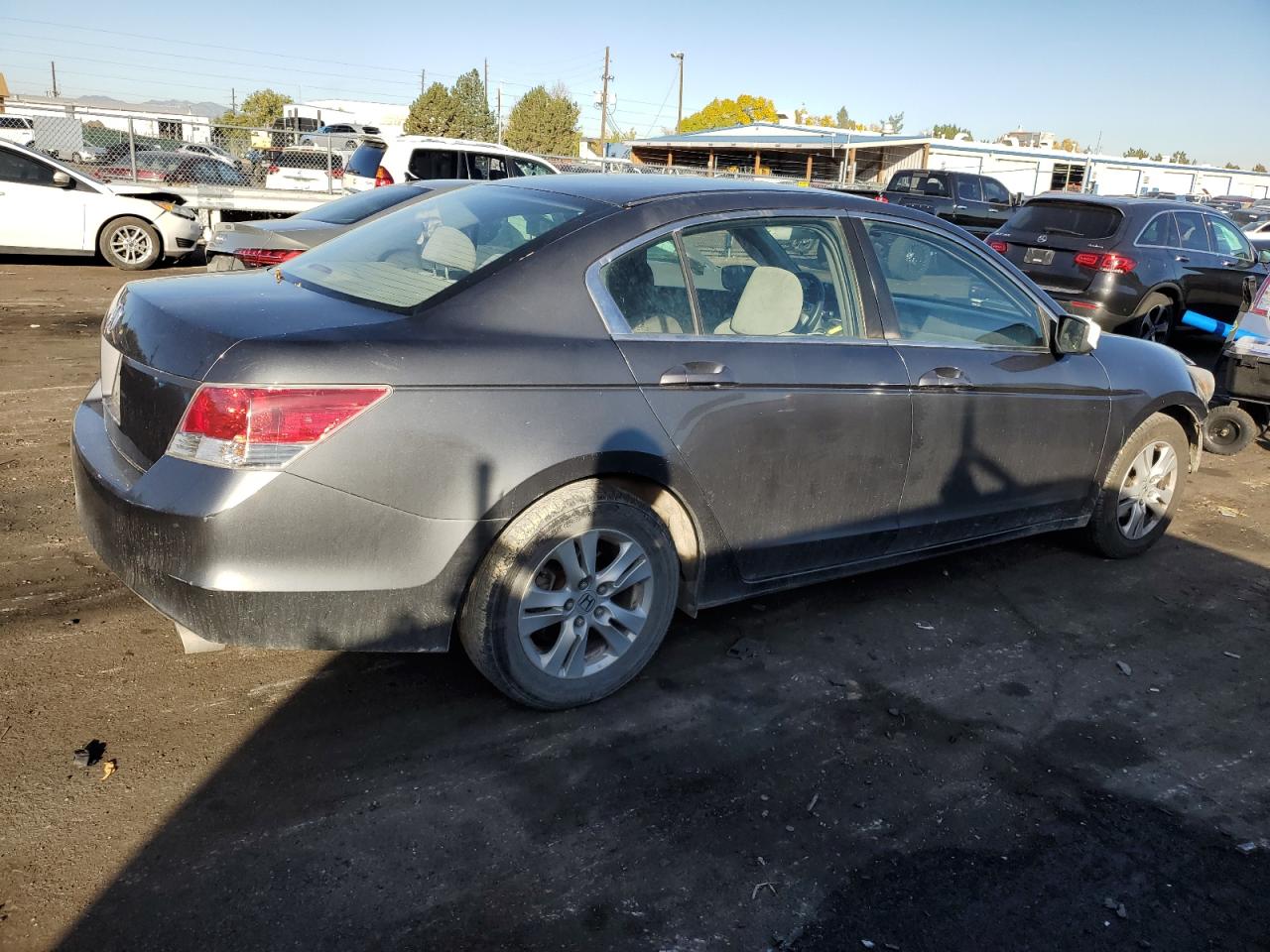 2008 Honda Accord VIN 1HGCP26428A014519 Copart auction photo, side / front end damage thumbnail 3