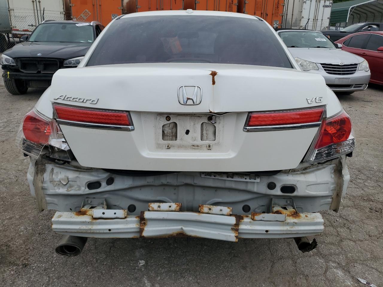 2012 Honda Accord VIN 1HGCP3F89CA029097 Copart auction photo, rear end / front end damage thumbnail 6