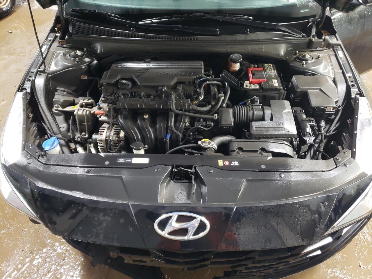 2021 Hyundai Elantra VIN KMHLM4AG1MU140427 Copart auction photo, front end / minor dent/scratches damage thumbnail 11