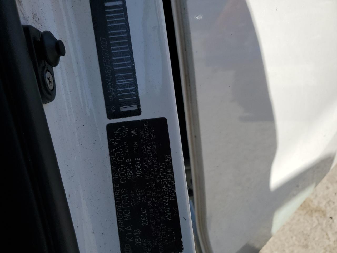 2014 KIA Forte VIN KNAFX4A68E5127327 Copart auction photo, front end damage thumbnail 12