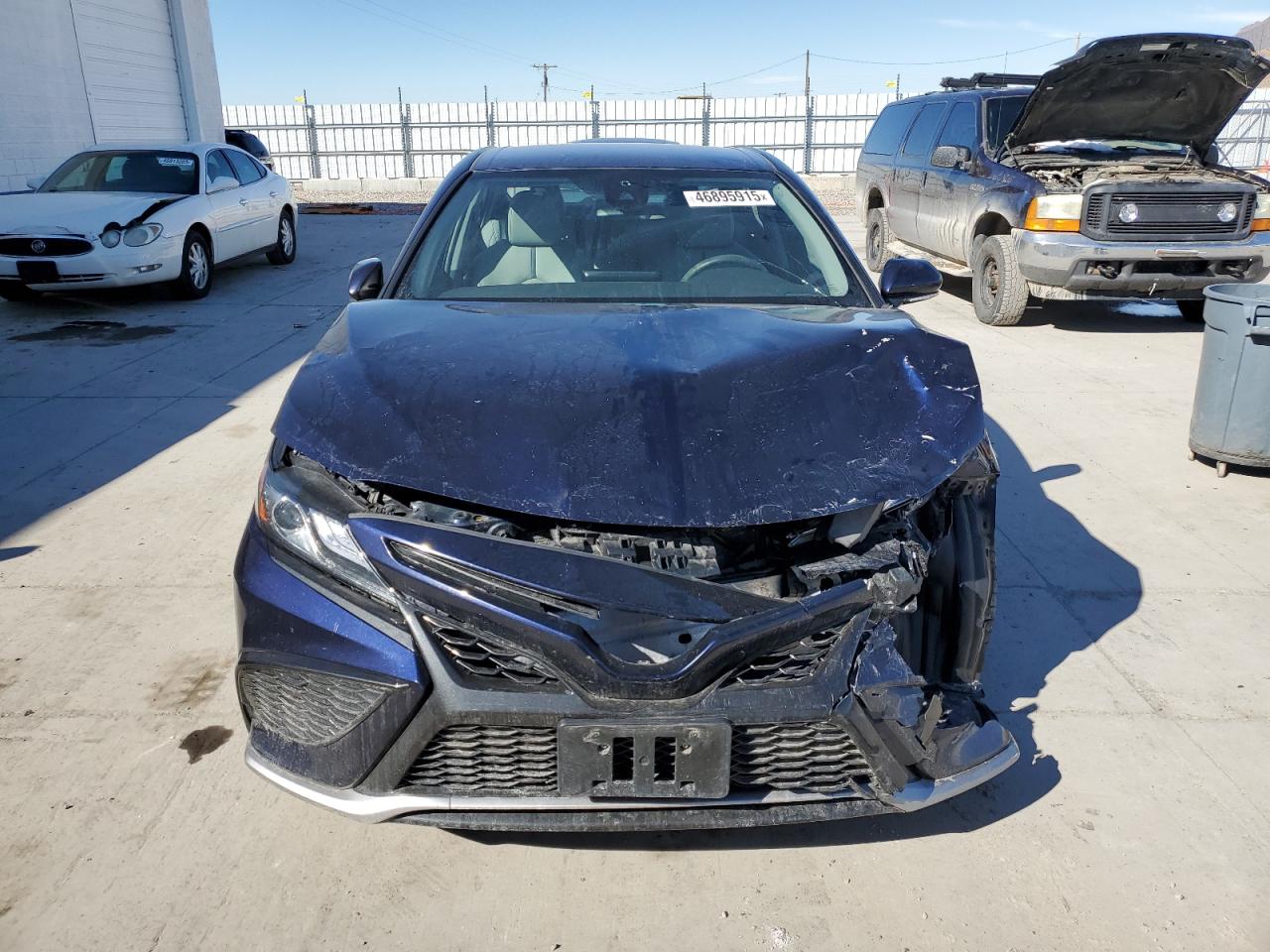 2022 Toyota Camry VIN 4T1K61AK4NU062493 Copart auction photo, front end / side damage thumbnail 5