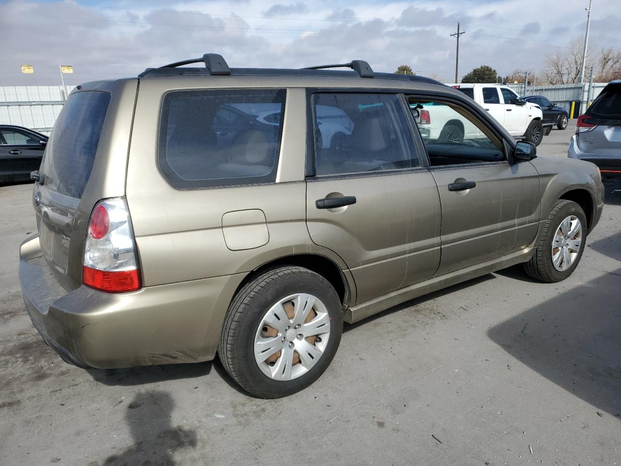 2008 Subaru Forester VIN JF1SG63698H709293 Copart auction photo, vandalism damage thumbnail 3
