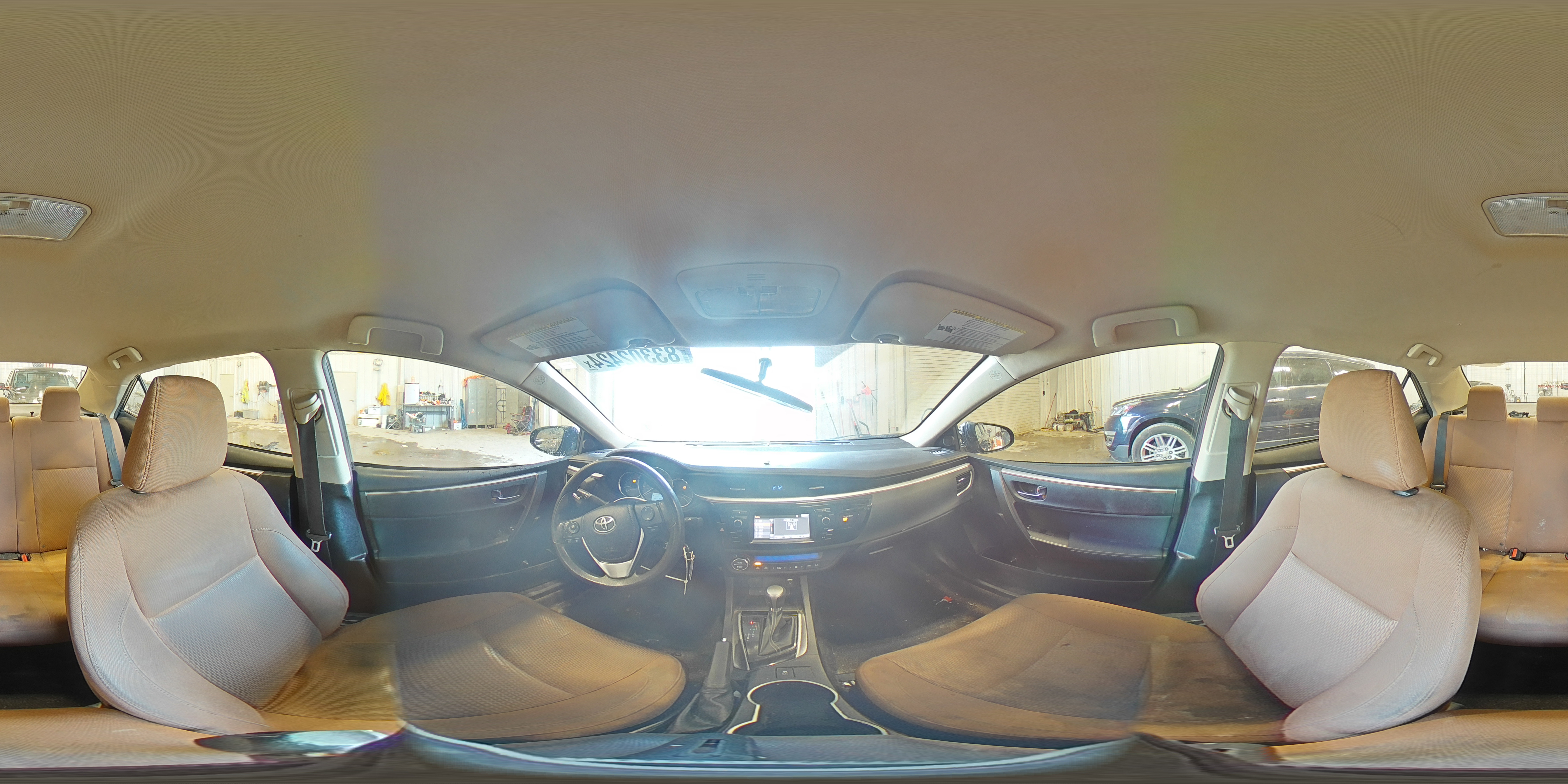 2014 Toyota Corolla VIN 2T1BURHE3EC048624 Copart auction photo, rear end / front end damage thumbnail 15