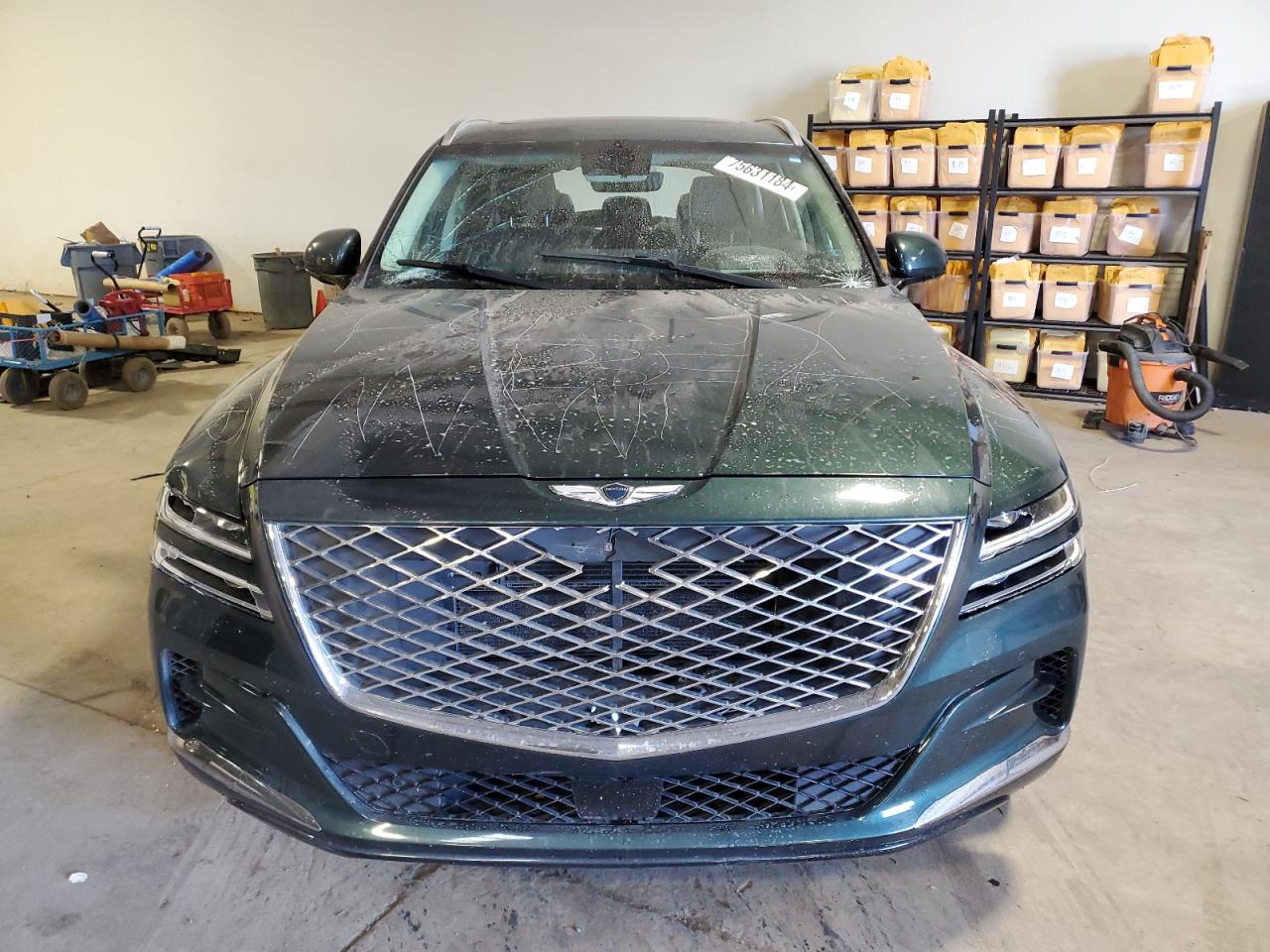 2022 Genesis Gv80 VIN KMUHCESC6NU101765 Copart auction photo, vandalism damage thumbnail 5
